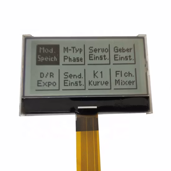 FSTN LCD-Display, weiße LED-Hintergrundbeleuchtung, LCD-Grafik, 128 x 64 Anzeigemodul